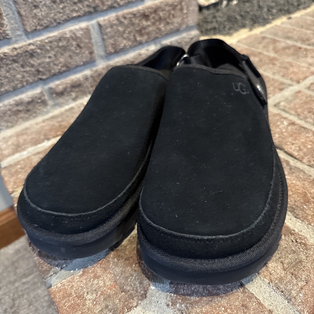 UGG Goldencoast Clog Men's Size 11 Sandal Black Suede M/1142172 #648 - Picture 4 of 16